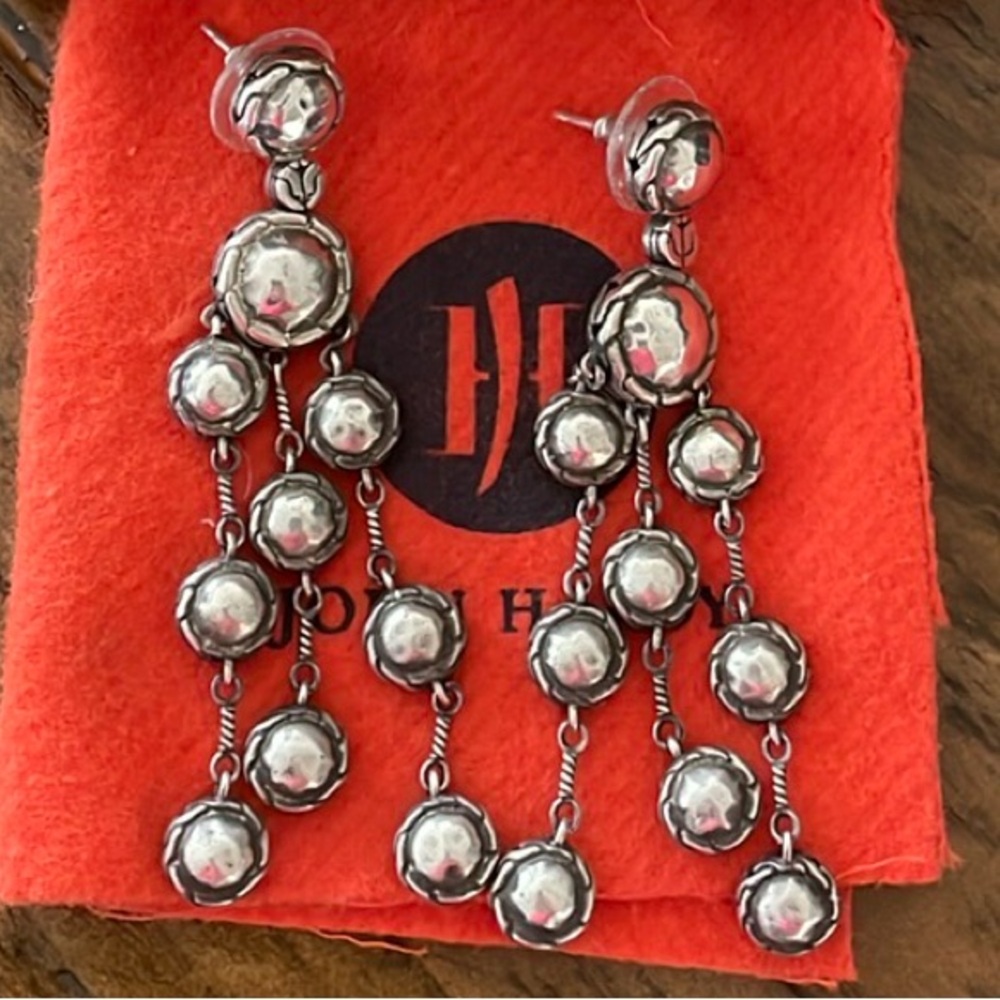 Copy Listing JOHN HARDY Sterling (925) PALU Chandelier Earrings.